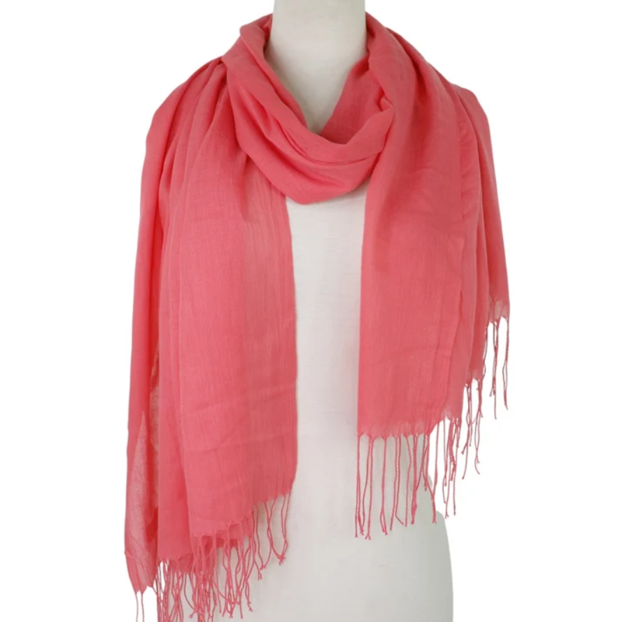 Sheer Viscose Shawl Scarf