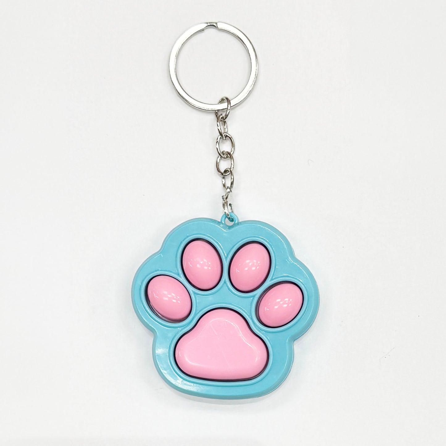 Paw Clicker Fidget Toy Keychain Bag Hanger