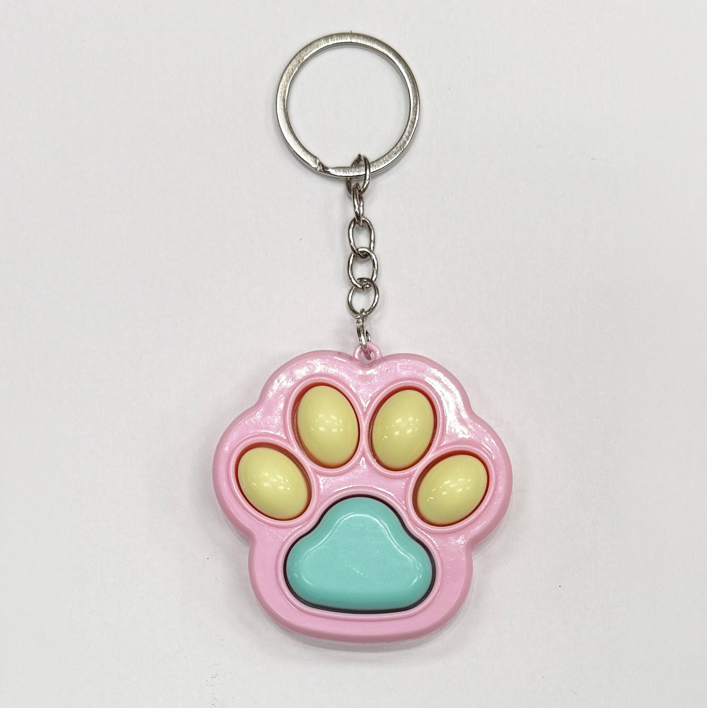 Paw Clicker Fidget Toy Keychain Bag Hanger