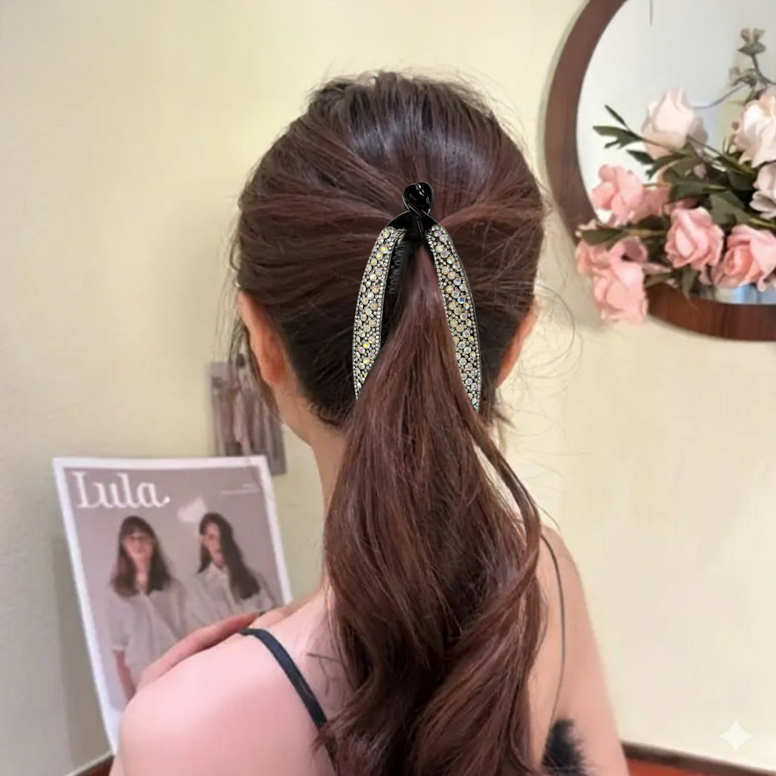 Large Banana Clips with Stones