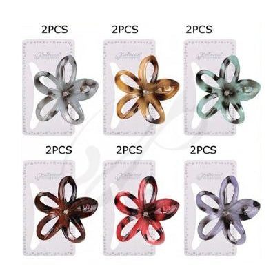 Hawaii Flower Hair Clips with Stones