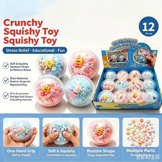Full Box Crunchy Squishy Newest Trending Sensory Toy