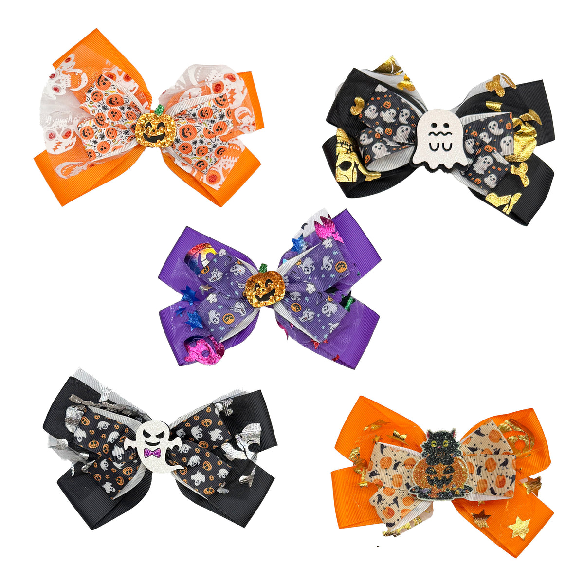 Halloween Hair Bows