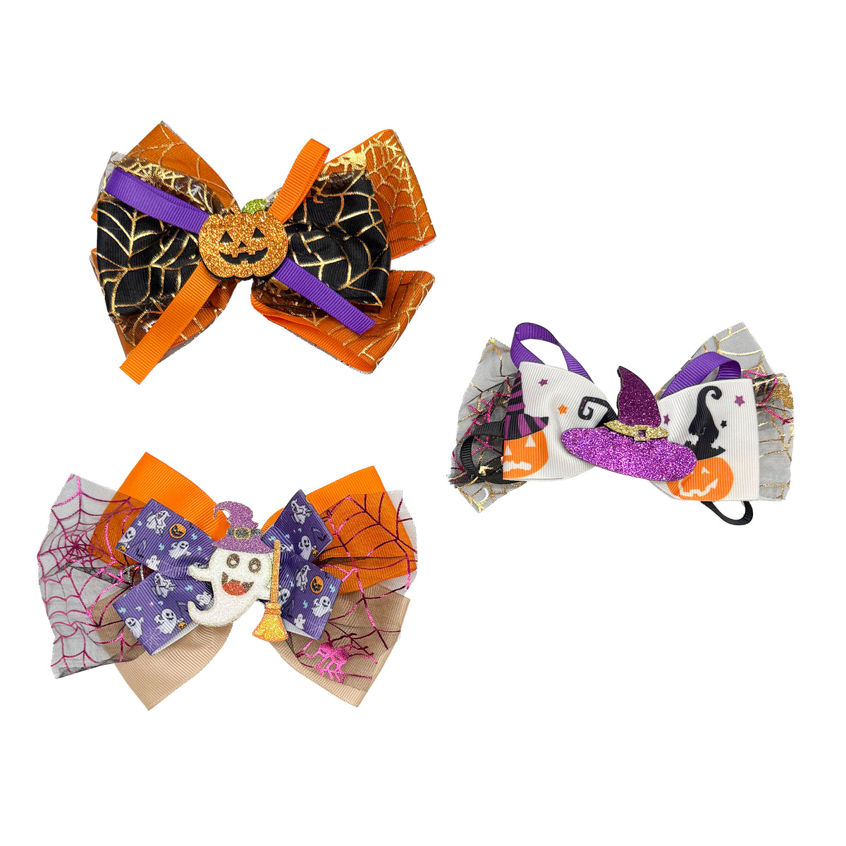Halloween Hair Bows