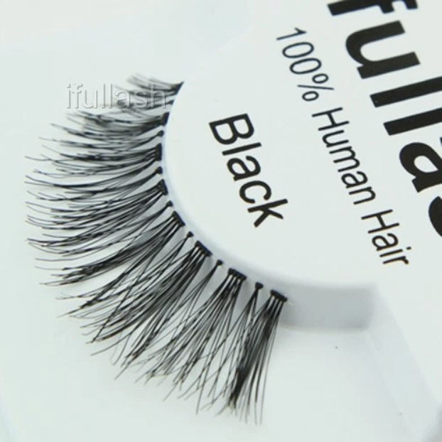 6 or 12 pairs #43 ifullash 100% Human Hair Eyelashes