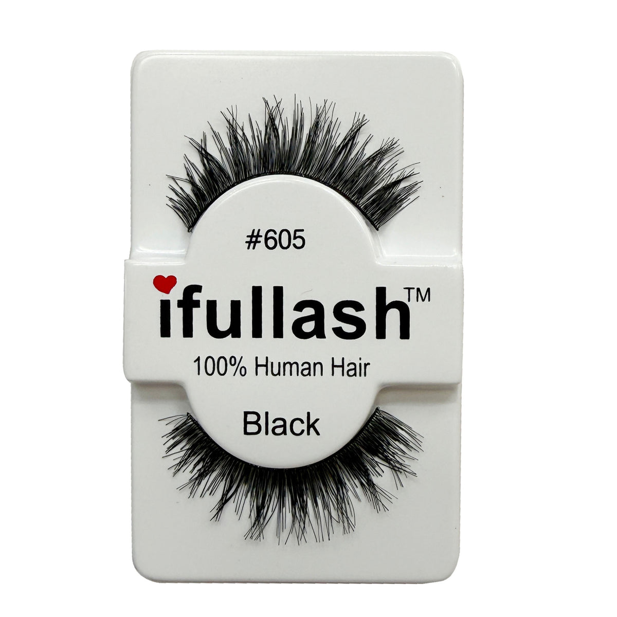 6 or 12 pairs #605 ifullash 100% Human Hair Eyelashes