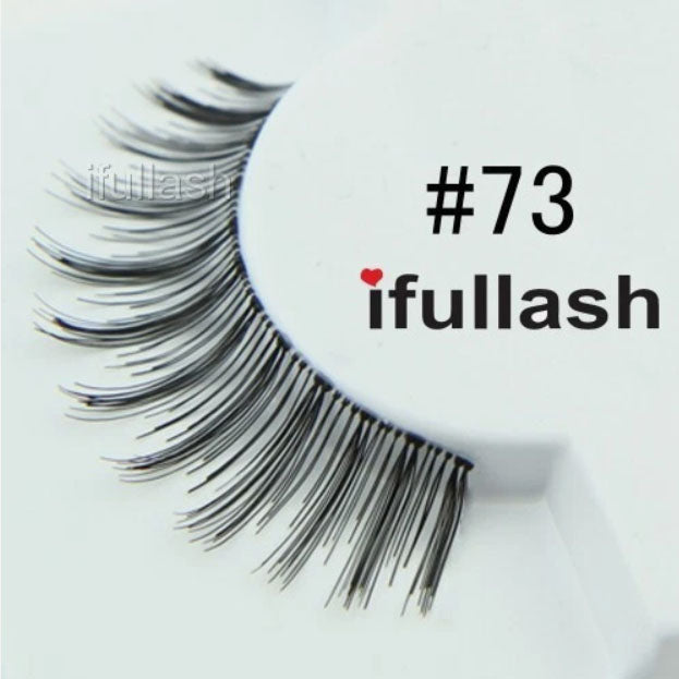 6 or 12 pairs #73 ifullash 100% Human Hair Eyelashes