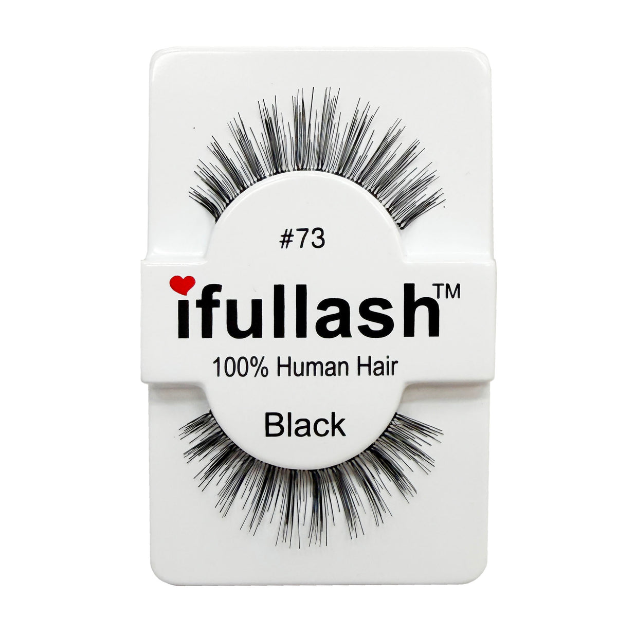 6 or 12 pairs #73 ifullash 100% Human Hair Eyelashes