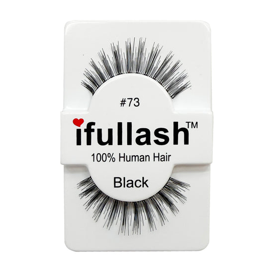 6 or 12 pairs #73 ifullash 100% Human Hair Eyelashes