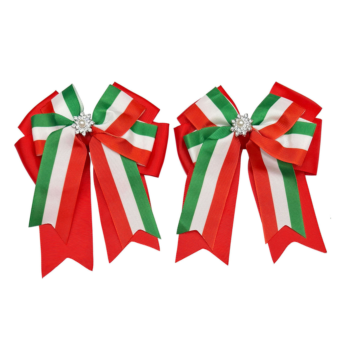 Mexico Hair Bows with Alligator Clip