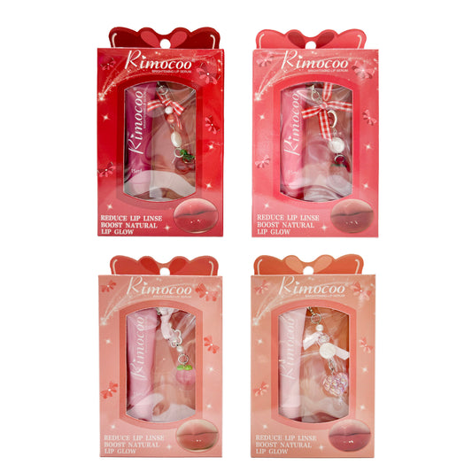 Lip Serum Gloss with Charm and Gift Box