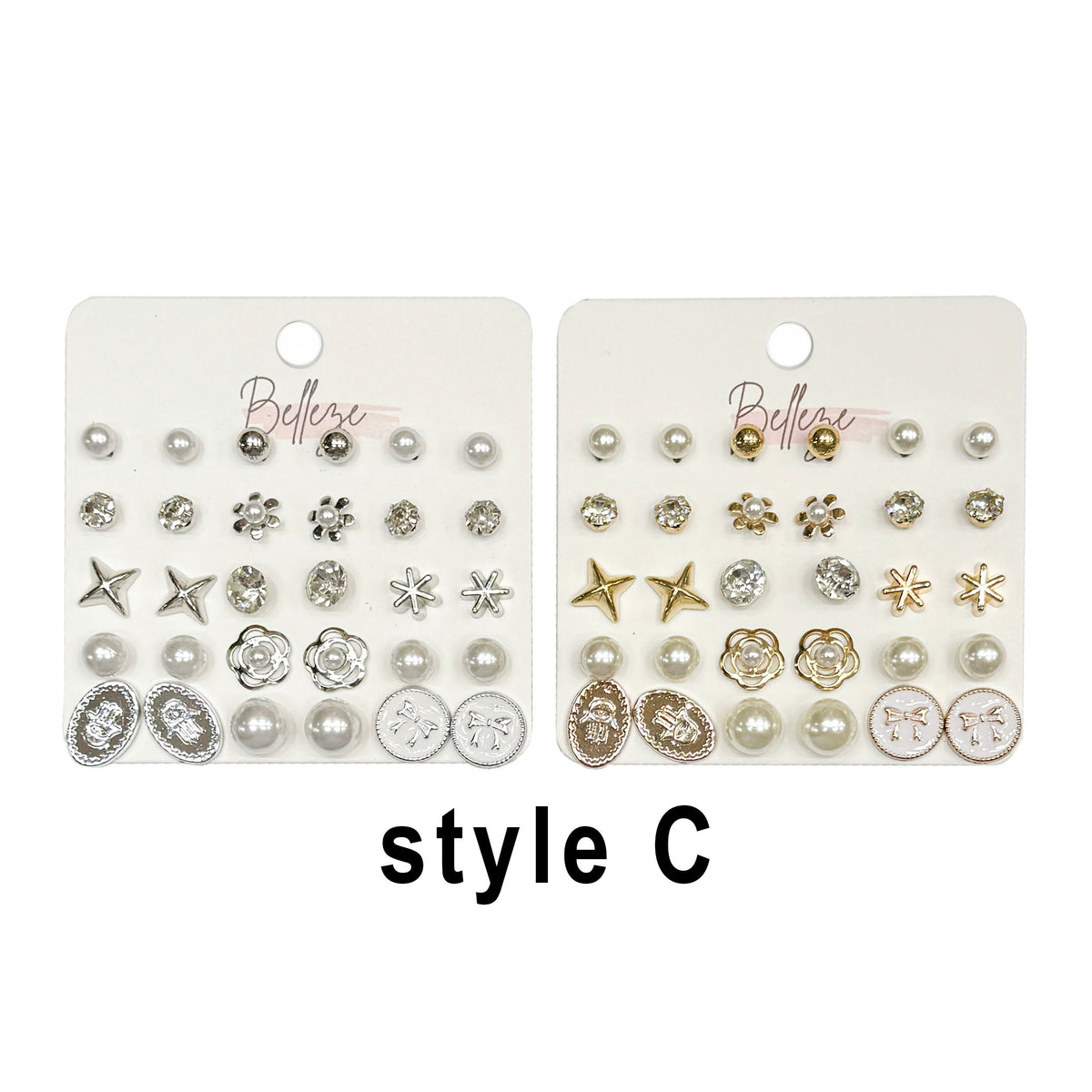 Multi-Pair Stud Earrings