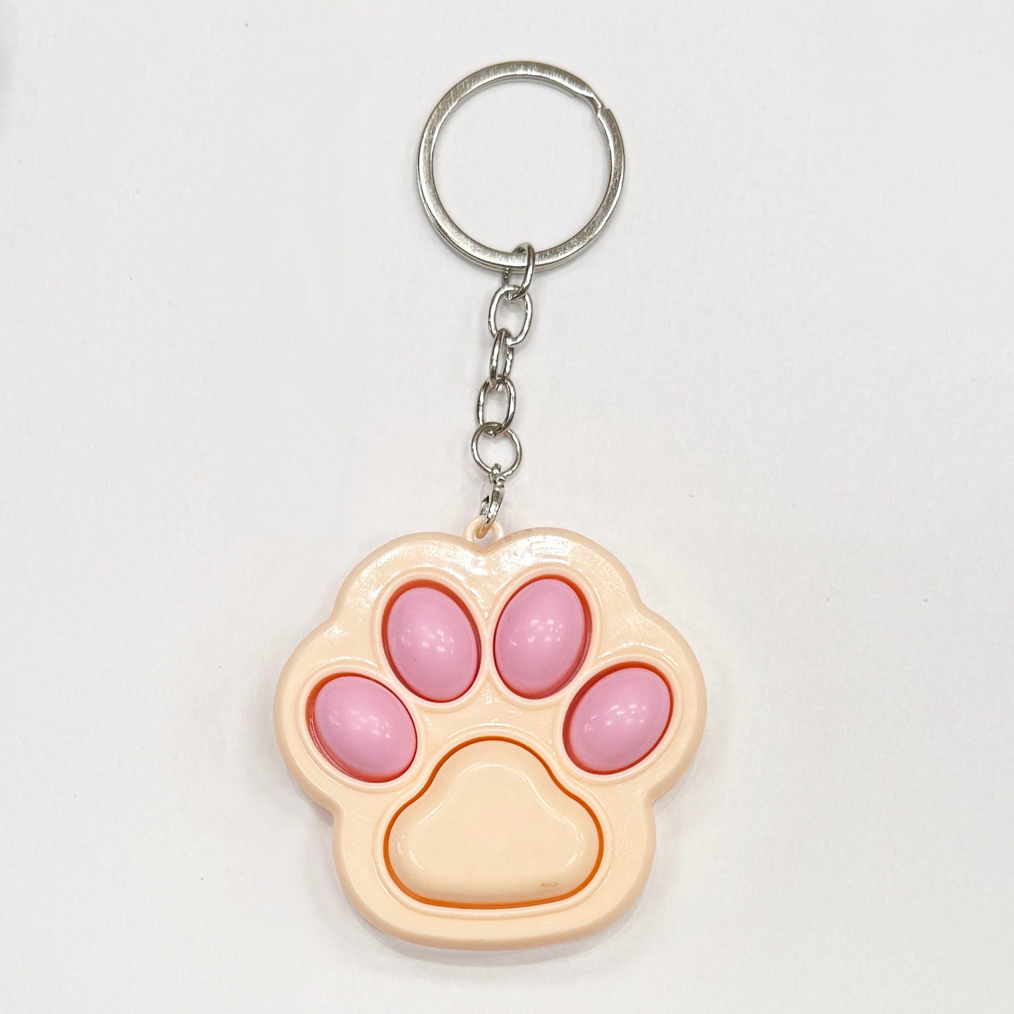 Paw Clicker Fidget Toy Keychain Bag Hanger