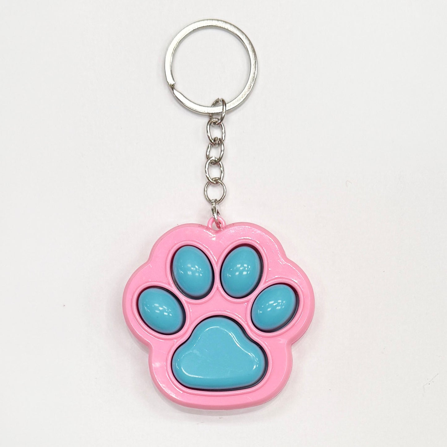 Paw Clicker Fidget Toy Keychain Bag Hanger