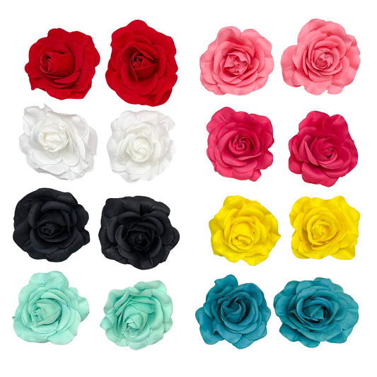 Pair of Roses Brooch Hair Clip