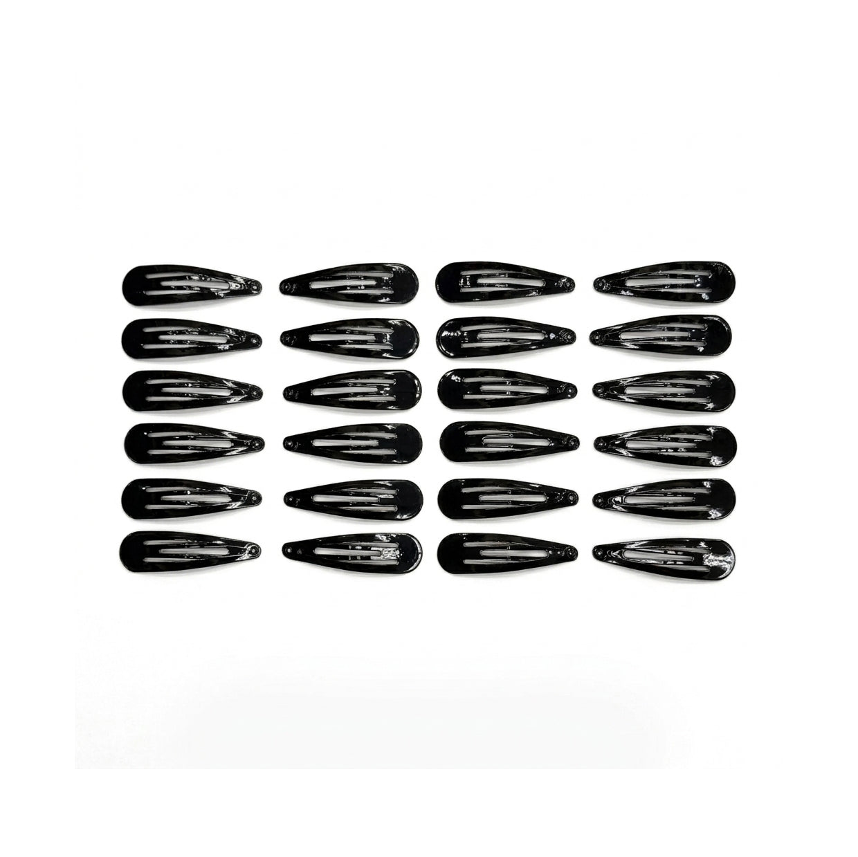 Set of 24 Black Snap Pins (Two sizes available)