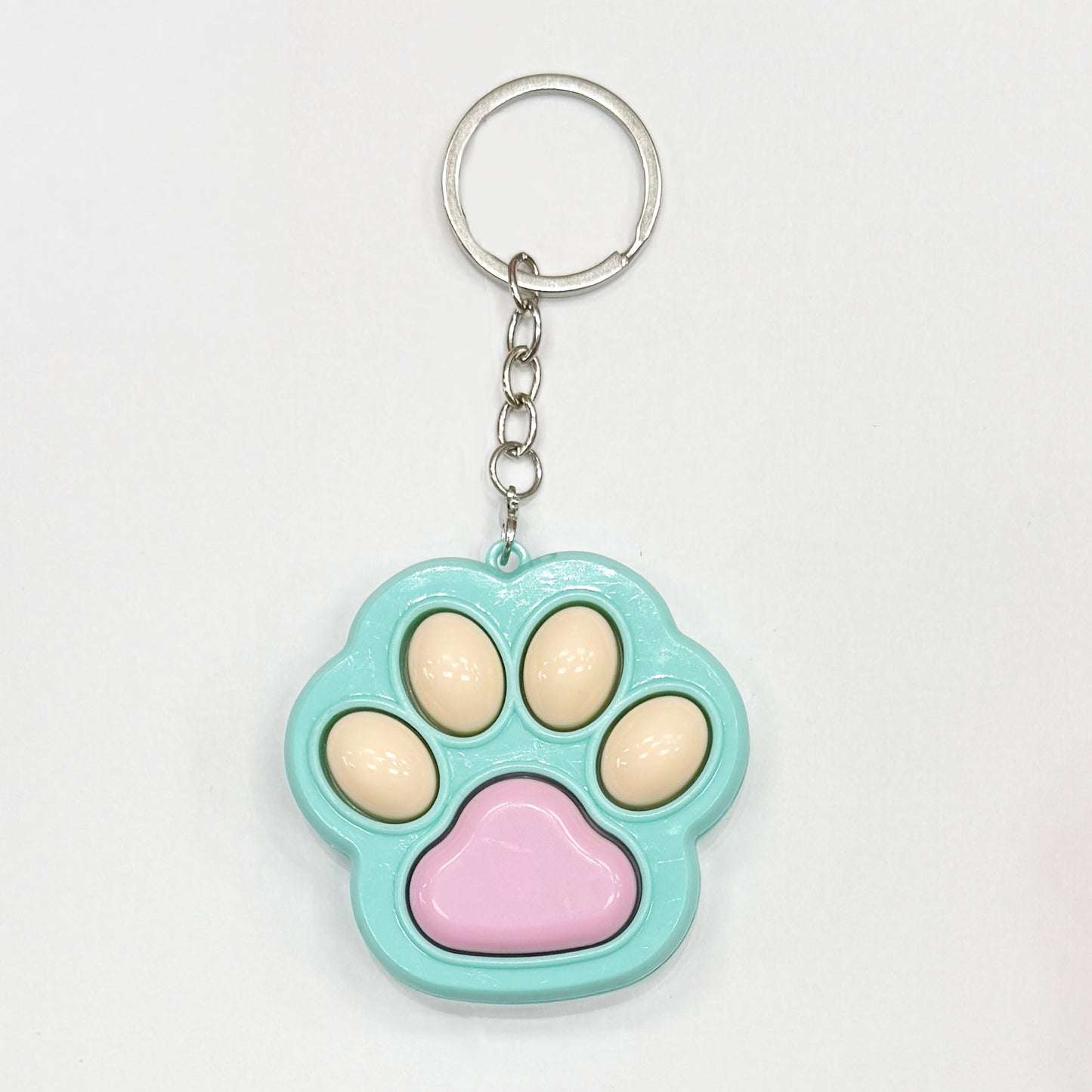 Paw Clicker Fidget Toy Keychain Bag Hanger