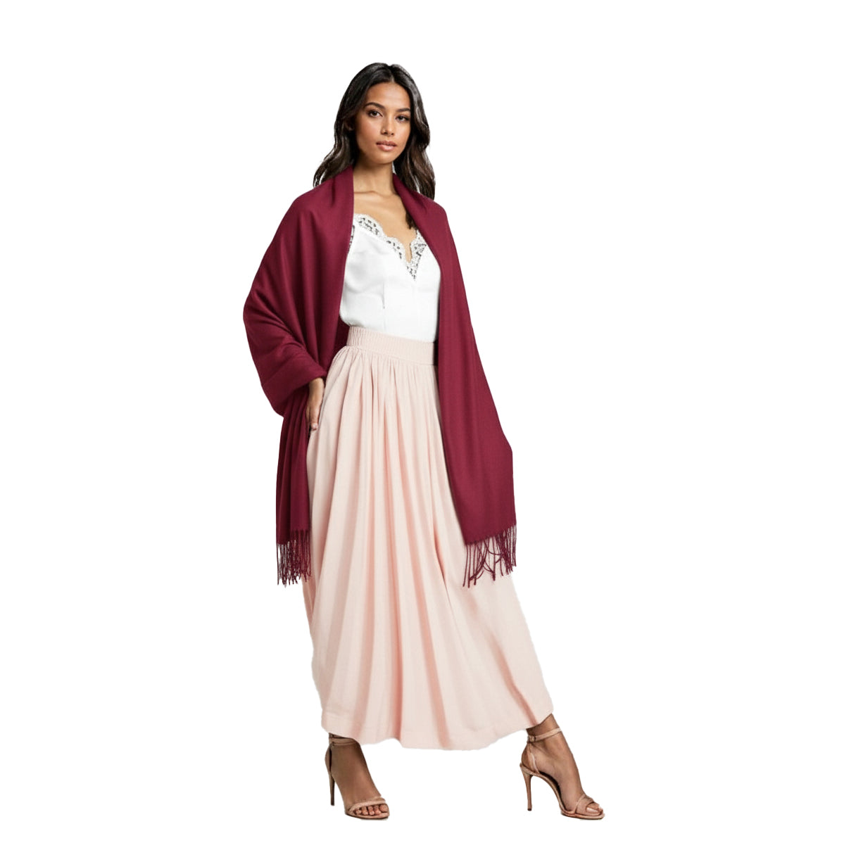 Sheer Viscose Shawl Scarf