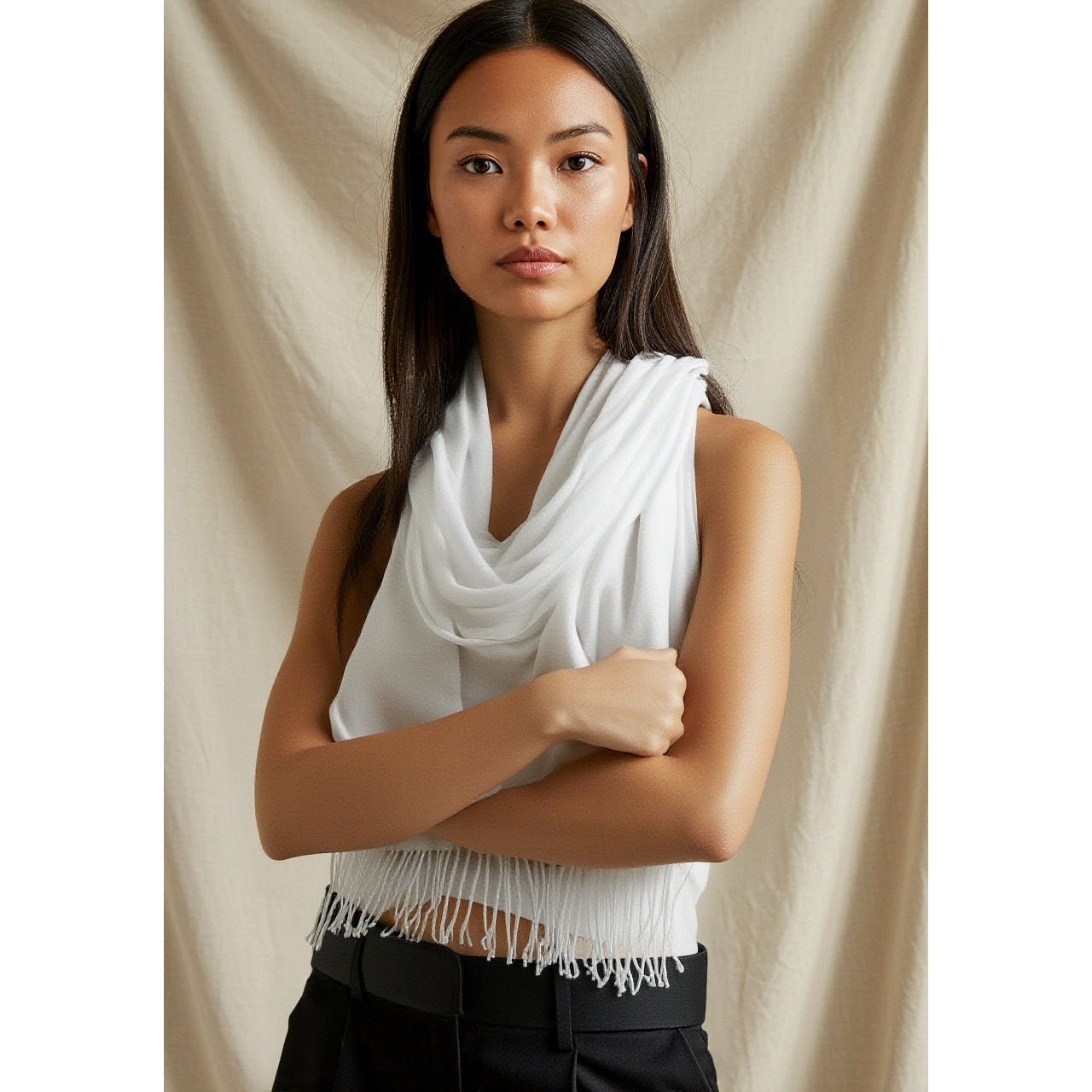 Sheer Viscose Shawl Scarf