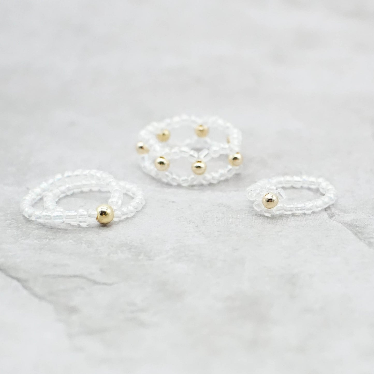 Beaded Ring Set - THE HOLIDAY EVE SET