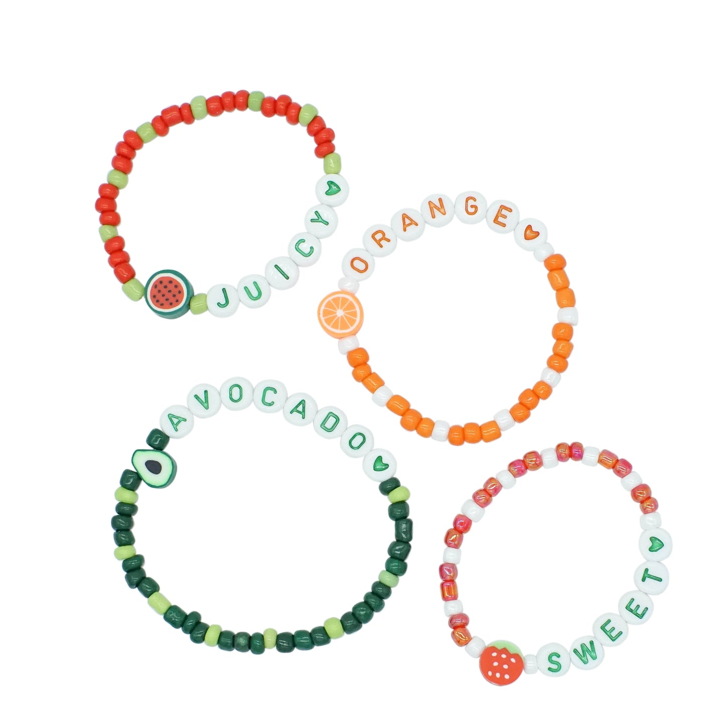 Fruit Beaded Bracelet - FRUITY FRESH