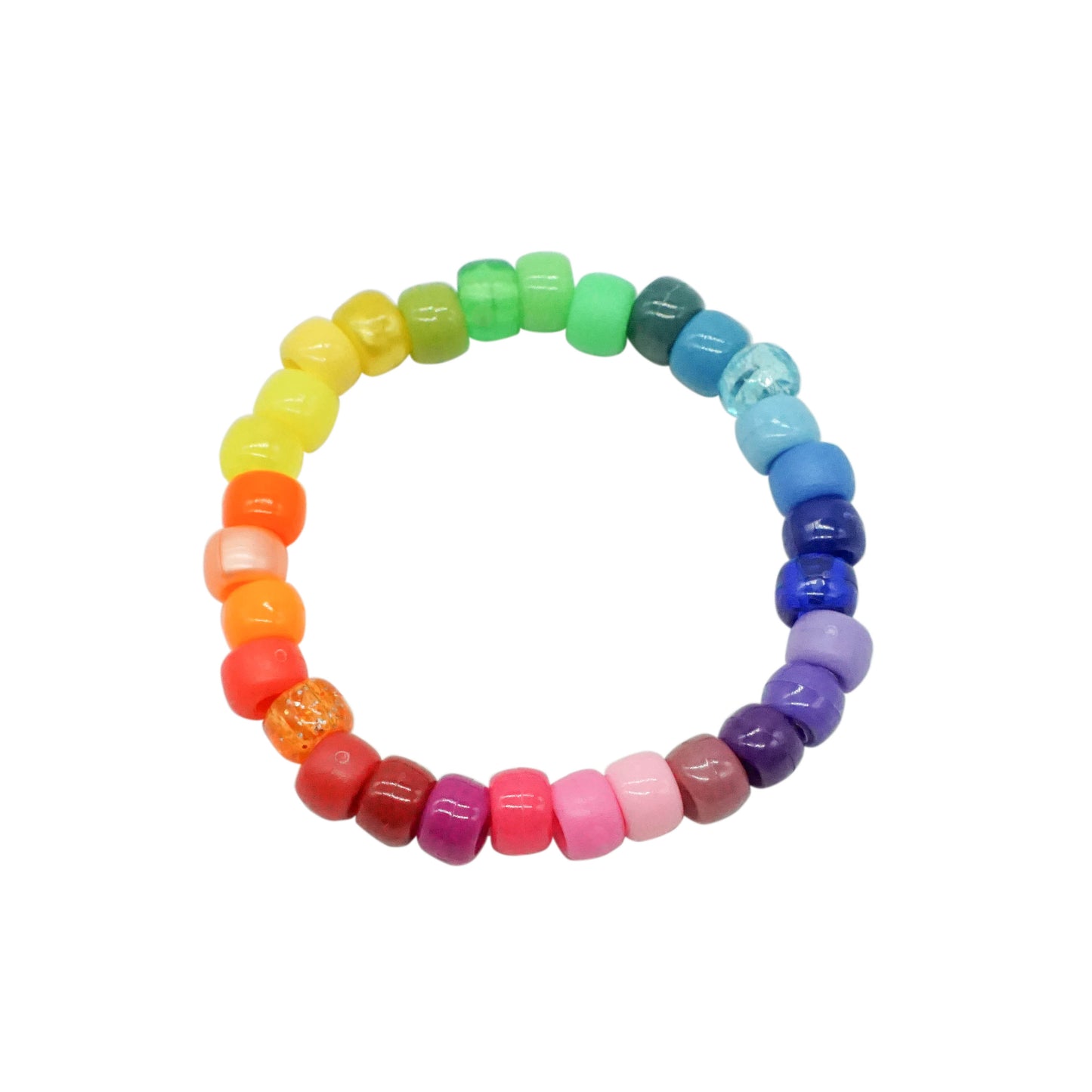 Rainbow Mixed Beads Bracelet - RAINBOW PONY