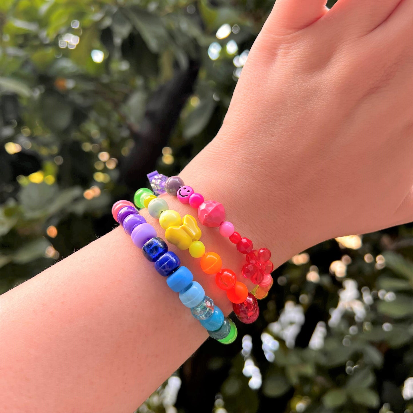 Rainbow Mixed Beads Bracelet - RAINBOW PONY