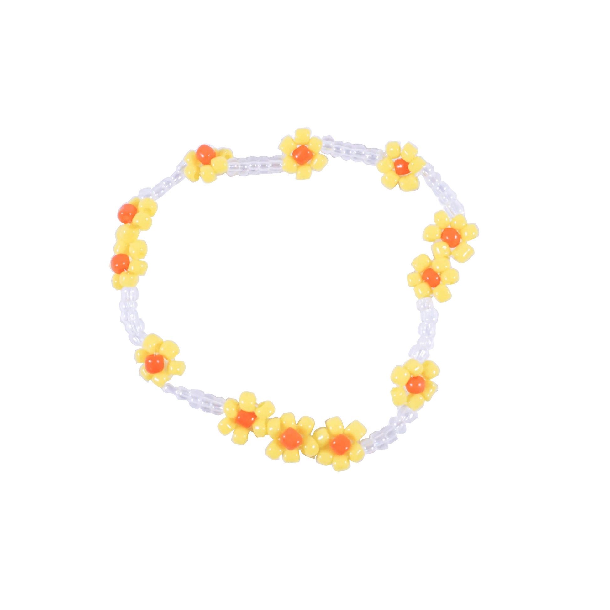 Coloured Flower Bracelet Set 